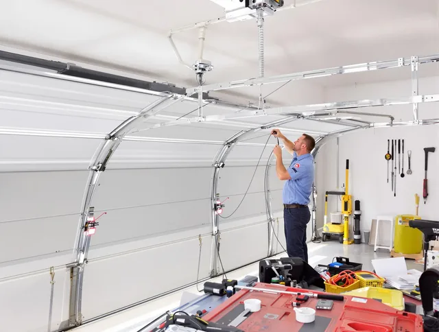 Garage door cable repair service by Parma Heights Garage Door Repair in Parma Heights