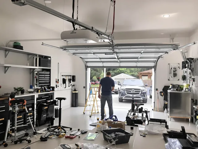Garage door opener installation by Parma Heights Garage Door Repair in Parma Heights