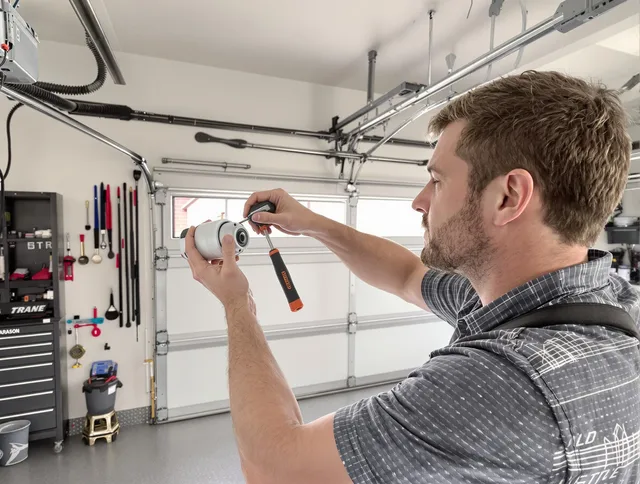 Garage door opener repair service by Parma Heights Garage Door Repair in Parma Heights